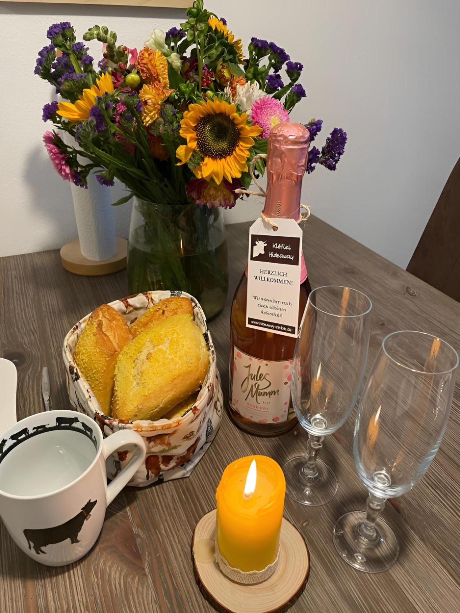 Kuh'Les Hideaway Steibis 3-Zimmer Ferienwohnung 55 M² Oberstaufen Buitenkant foto