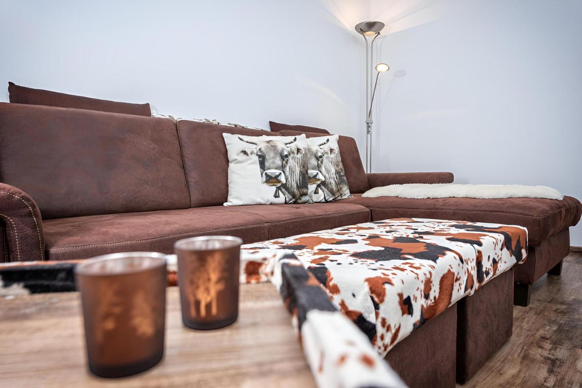 Kuh'Les Hideaway Steibis 3-Zimmer Ferienwohnung 55 M² Oberstaufen Buitenkant foto